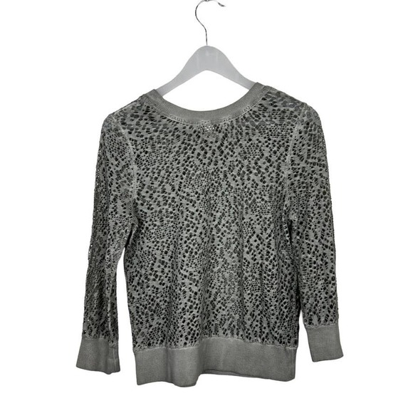 Free People We The Free Green Mesh Top Size Small - Picture 6 of 11